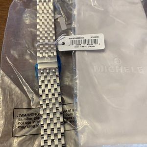 Michele watch bands chrome. 16